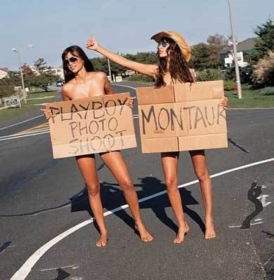 Komik Fotolar - Playboya poz veren kadınlar yolda mı kalmış1